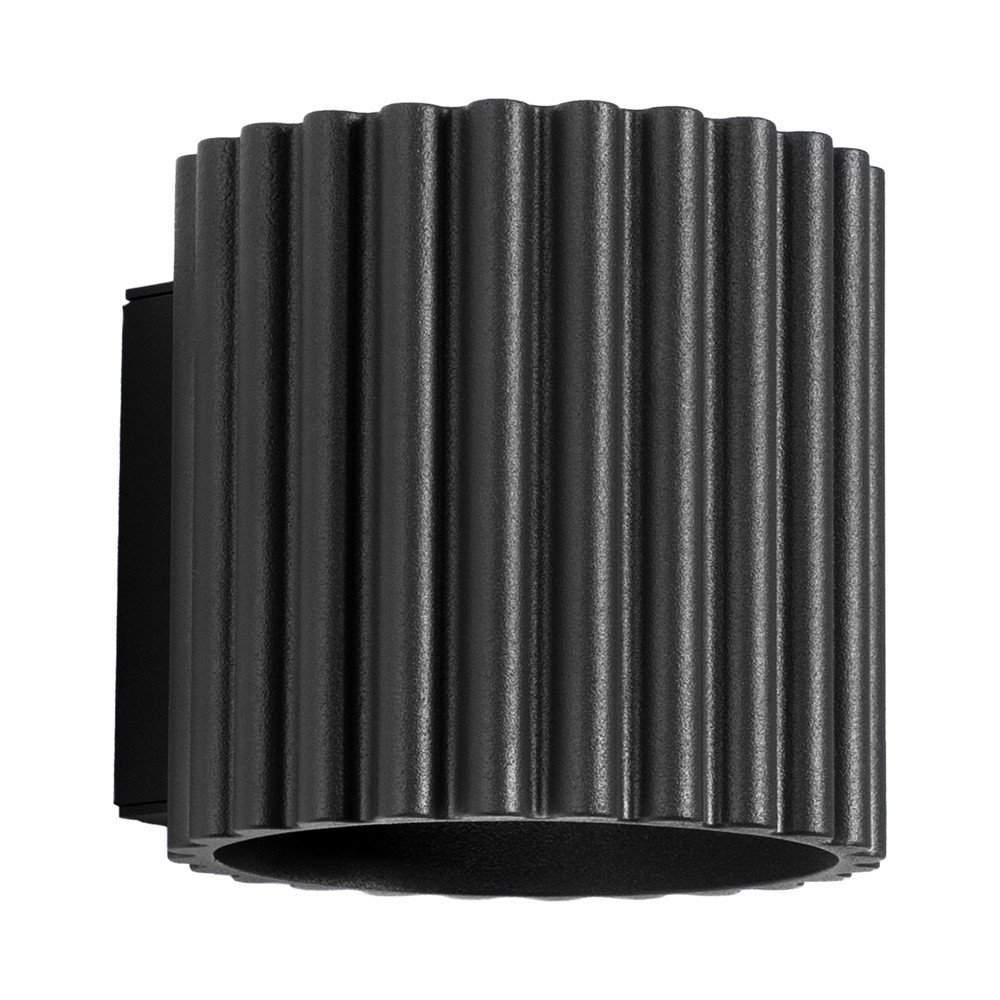 Fekete fali lámpa ø 10 cm Zora – Sollux