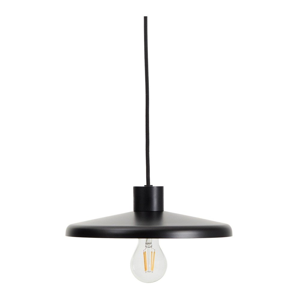 Fekete függőlámpa fém búrával Nuvira – Kave Home