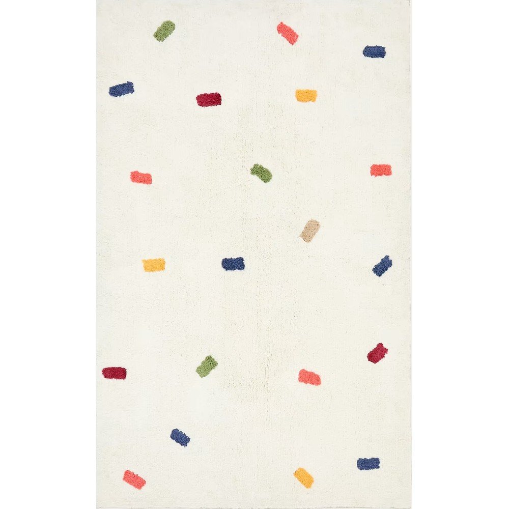 Krémszínű pamut gyerek szőnyeg 150x200 cm Epifania – Kave Home