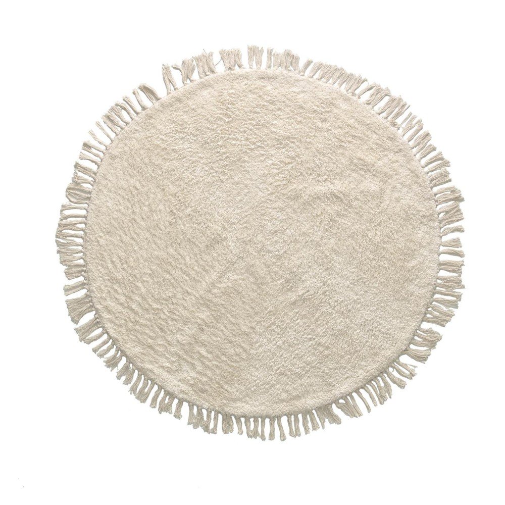 Krémszínű pamut gyerek szőnyeg ø100 cm Orwen – Kave Home