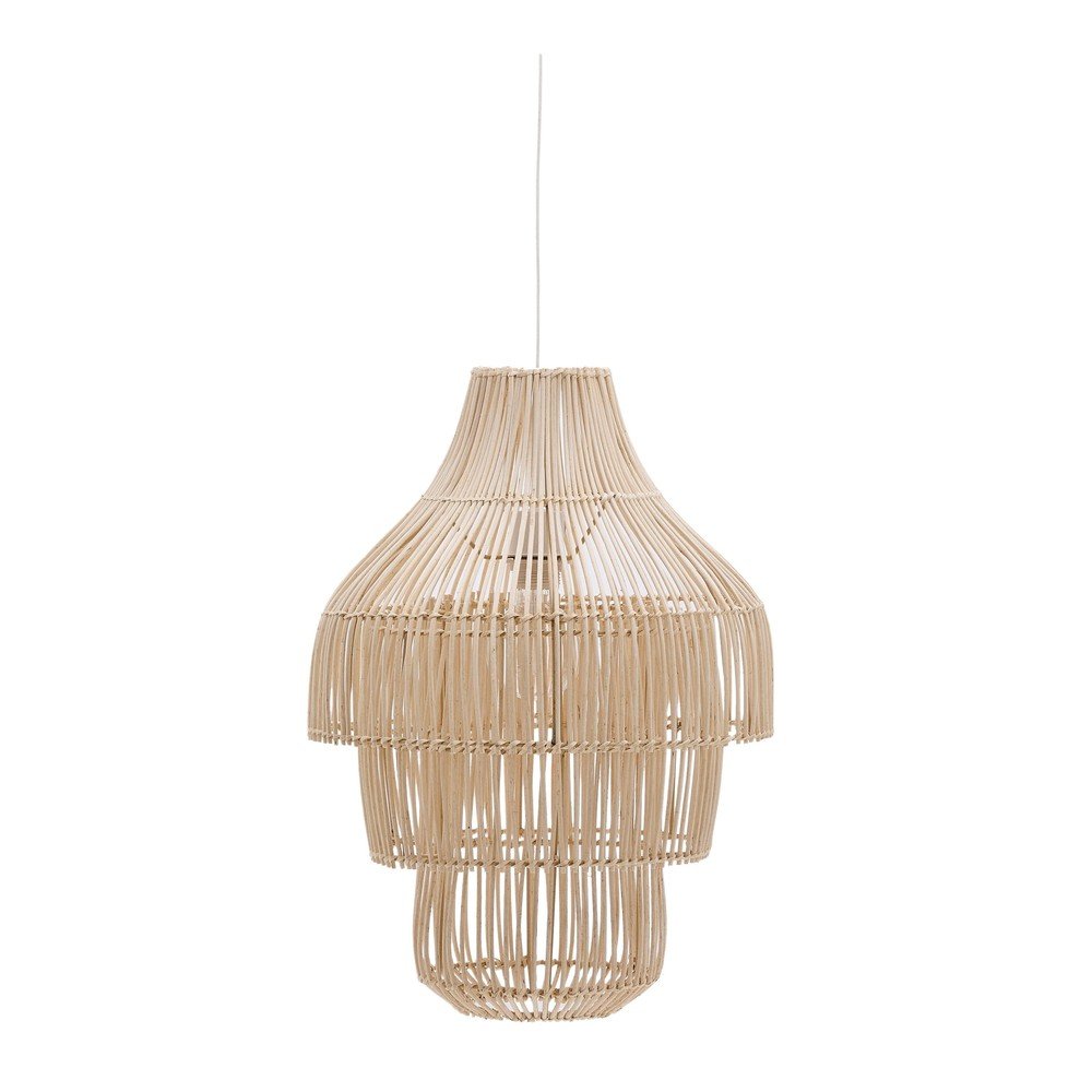 Natúr színű rattan lámpabúra ø 38 cm Janoa – Kave Home
