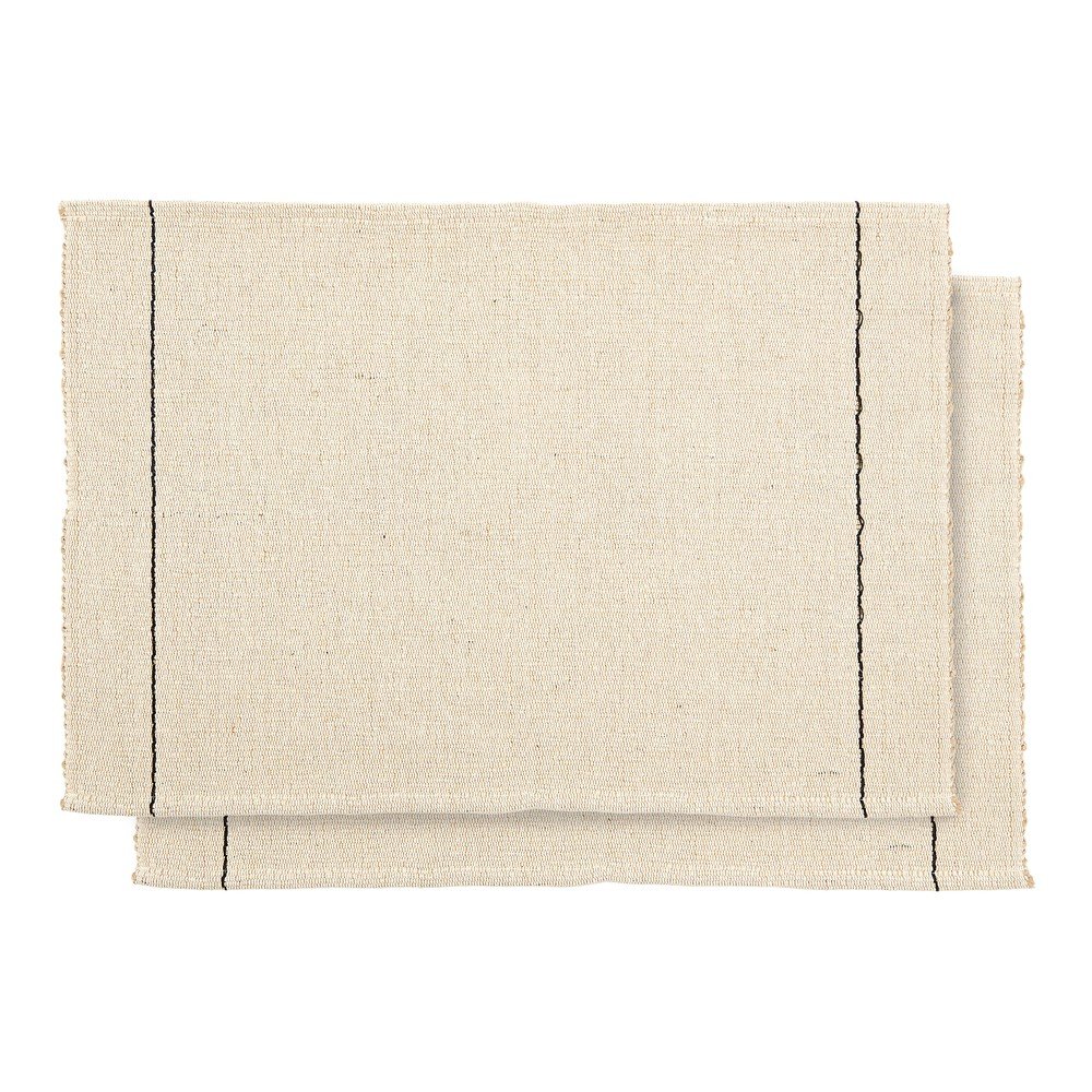 Pamutkeverék tányéralátét szett 2 db-os 35x50 cm Lunel – Kave Home