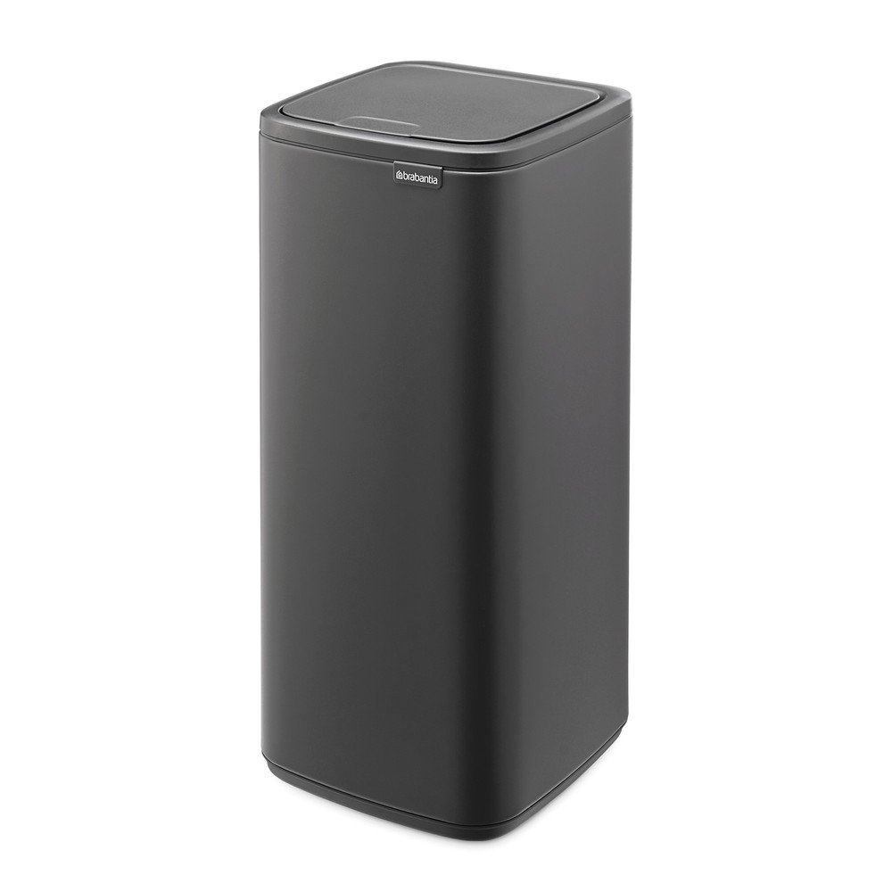 Sötétszürke acél érintésre nyíló szemetes 30 l Bo Touch – Brabantia