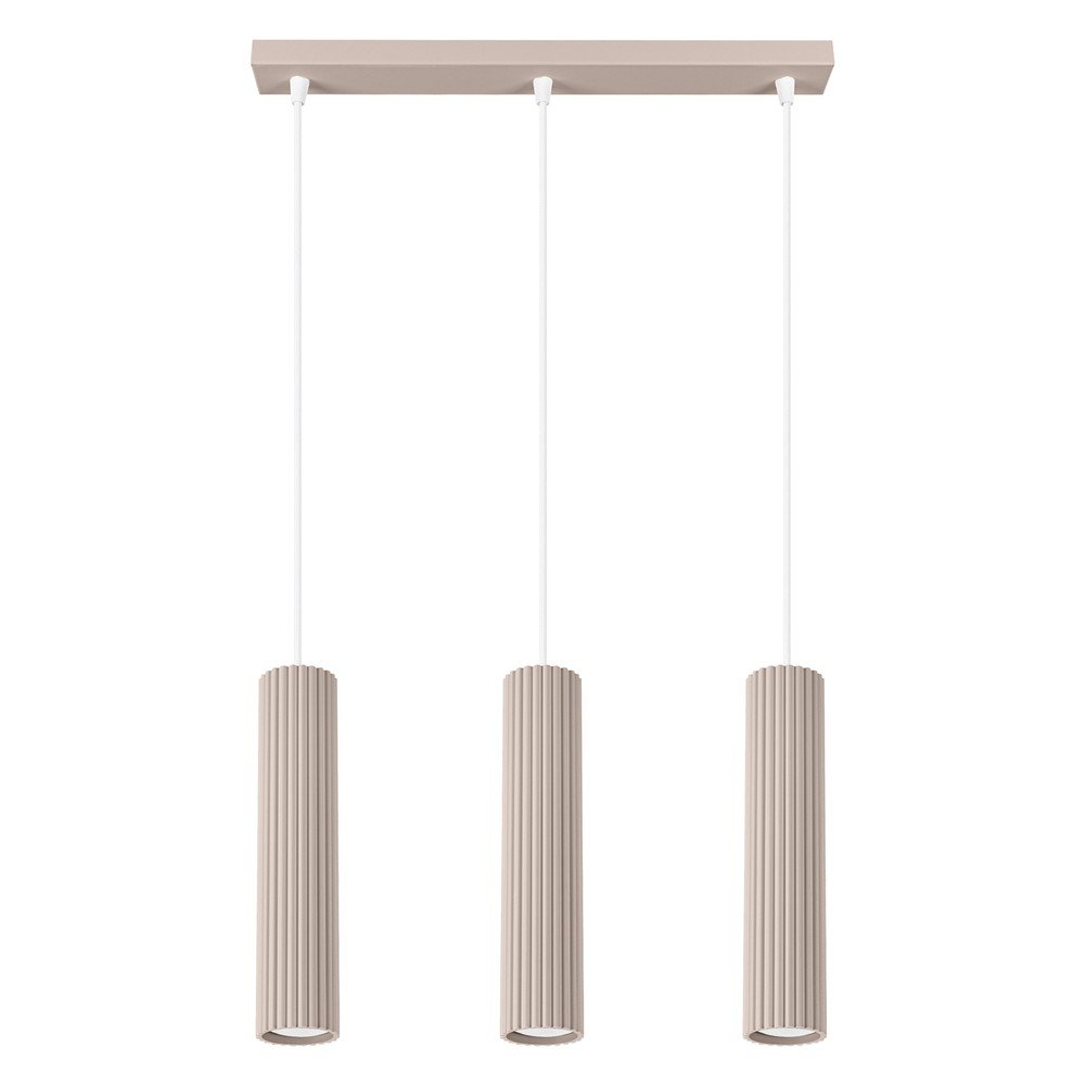 Szürkésbarna fém függőlámpa Gleam – Sollux