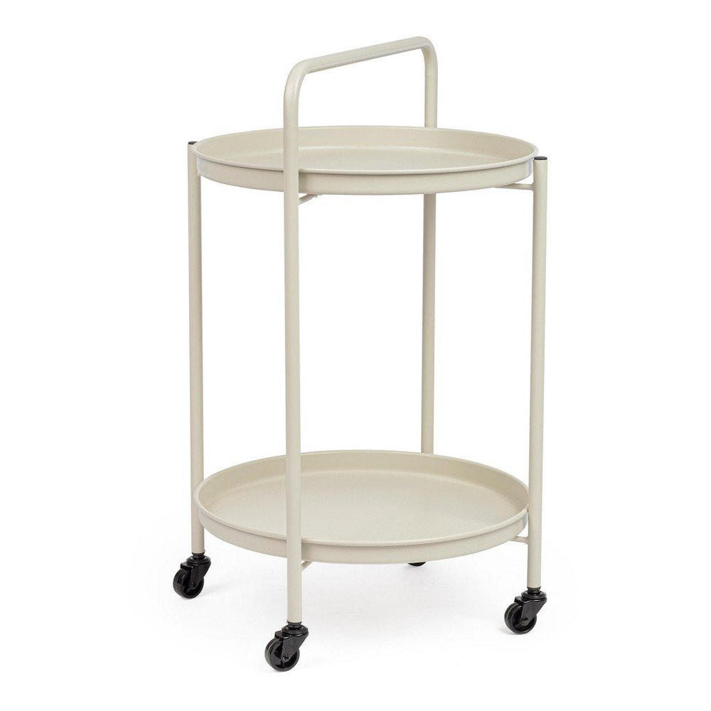 Acél zsúrkocsi ø 44