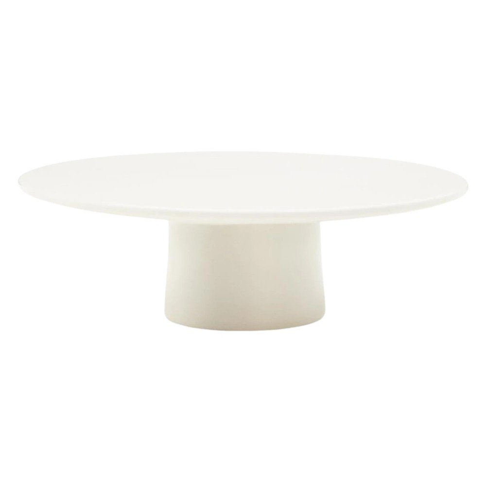 Beton kerek kerti dohányzóasztal ø 110 cm Albanella – Kave Home