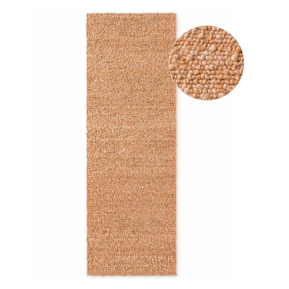 Bézs kézi szövésű buklé futószőnyeg 80x200 cm Notting Hill Portobello – Ted Baker