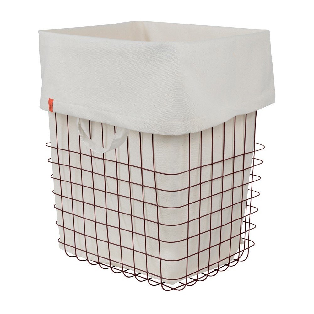 Borvörös fém szennyeskosár 64 l Store-It – Mette Ditmer Denmark