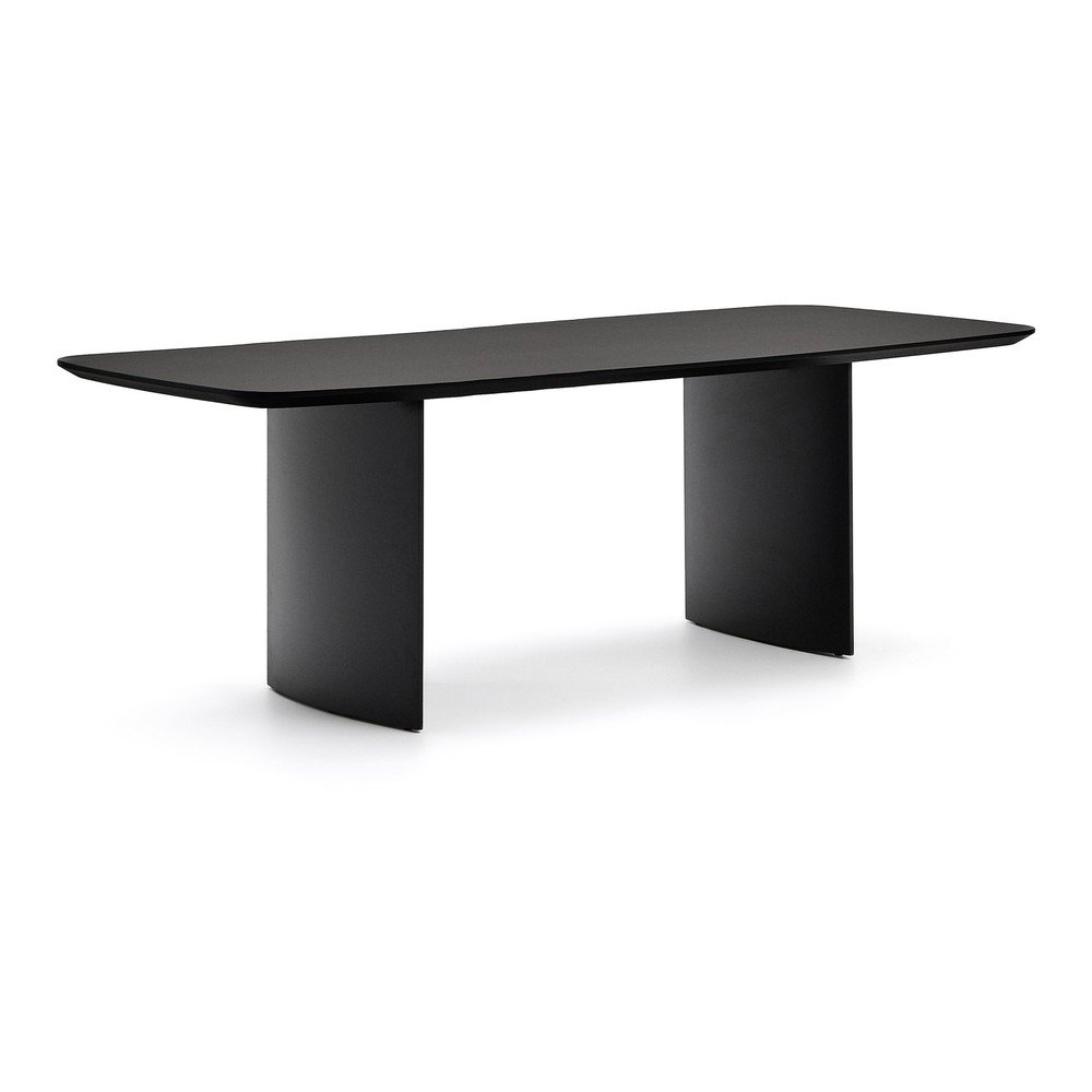 Étkezőasztal diófa dekorral 100x200 cm Litto – Kave Home