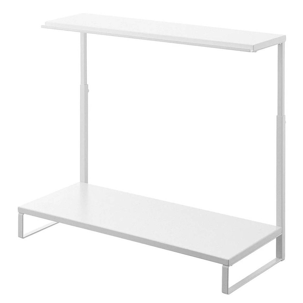 Fehér fém monitorállvány Tower – YAMAZAKI