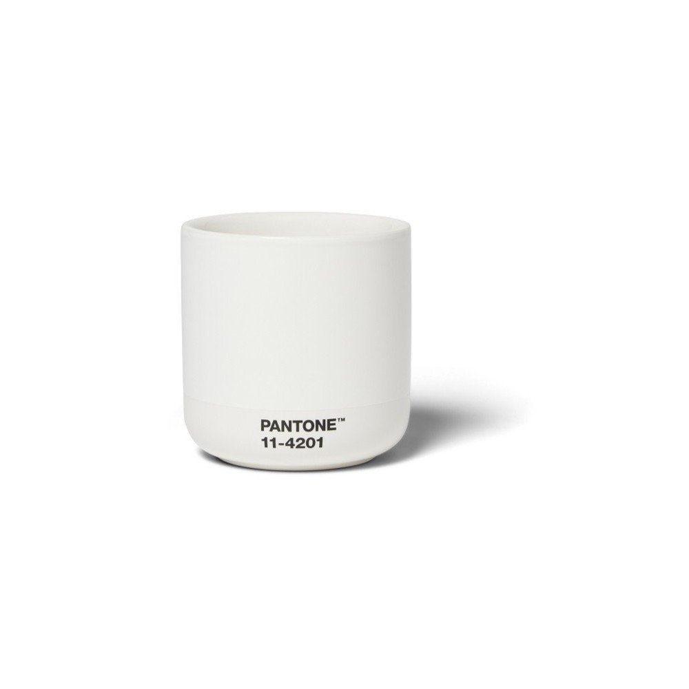 Fehér kerámia kapucsínó csésze 175 ml Cortado Cloud Dancer - Pantone