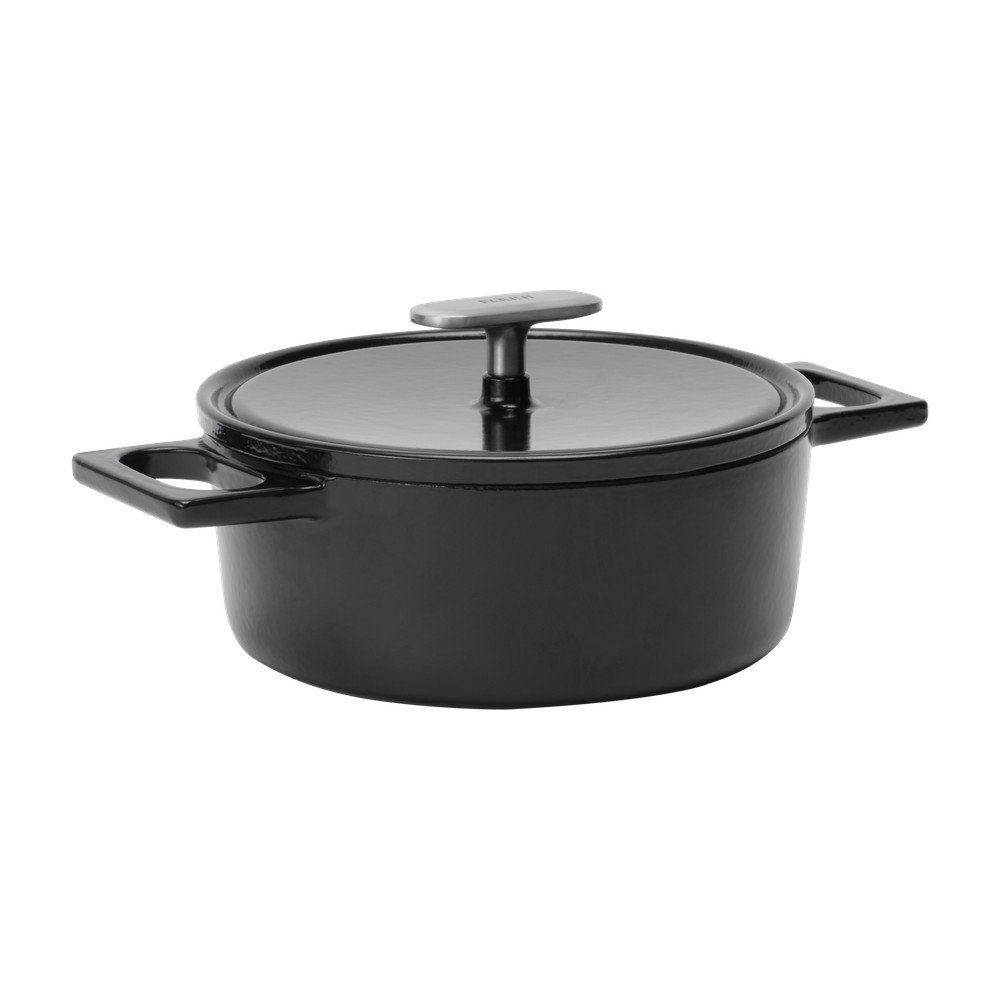 Indukciós tűzhelyhez alkalmas öntöttvas lábas fedővel 2 l Mattia 3.0 – FABINI