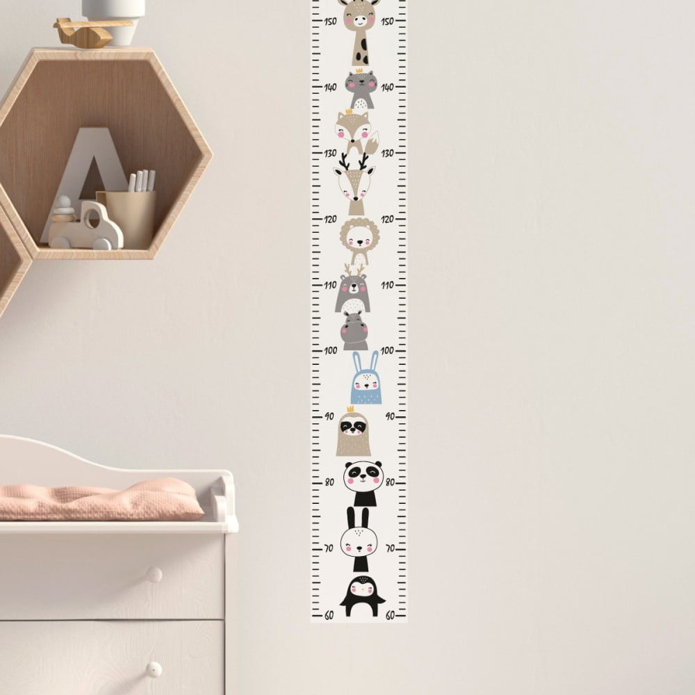 Scandinavian Animals öntapadós fali magasságmérő - Ambiance