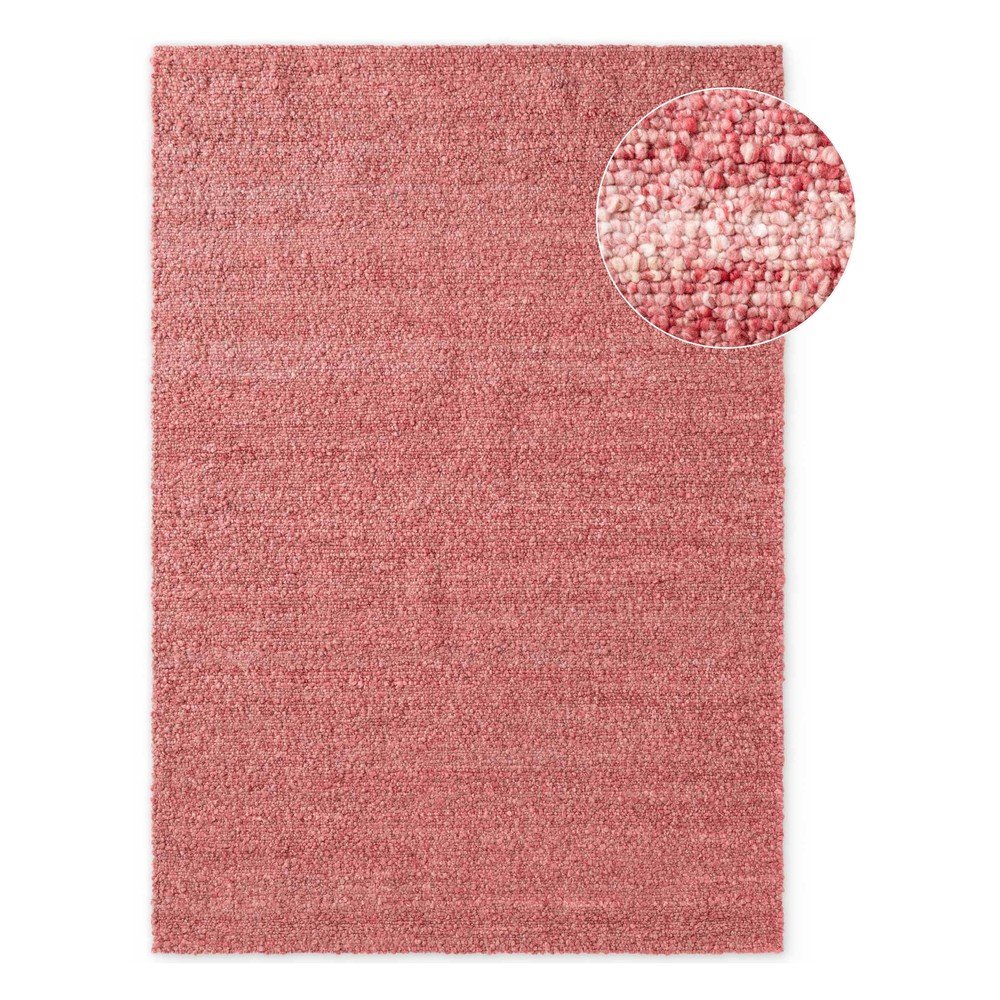Sötét rózsaszín kézi szövésű buklé szőnyeg 160x230 cm Notting Hill Portobello – Ted Baker