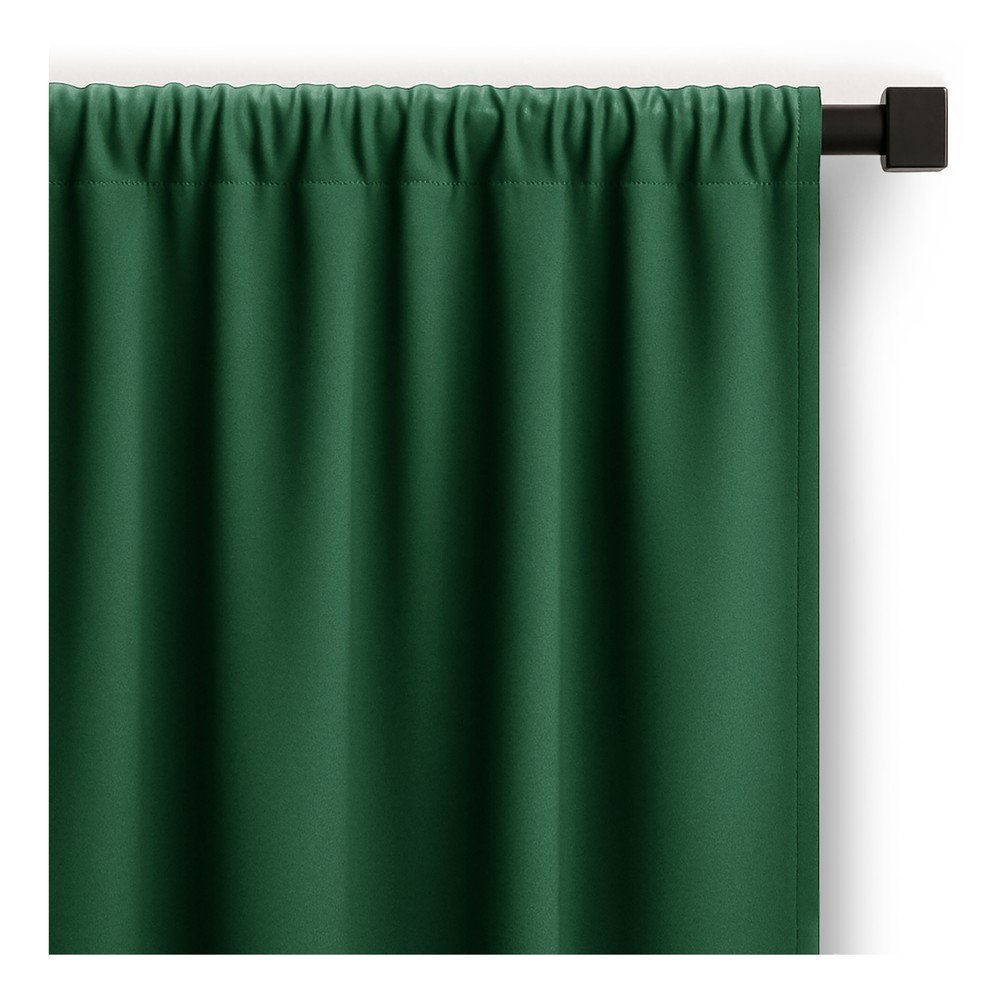 Sötétzöld dimout (részleges sötétítő) függöny 140x250 cm Carli – Restilo