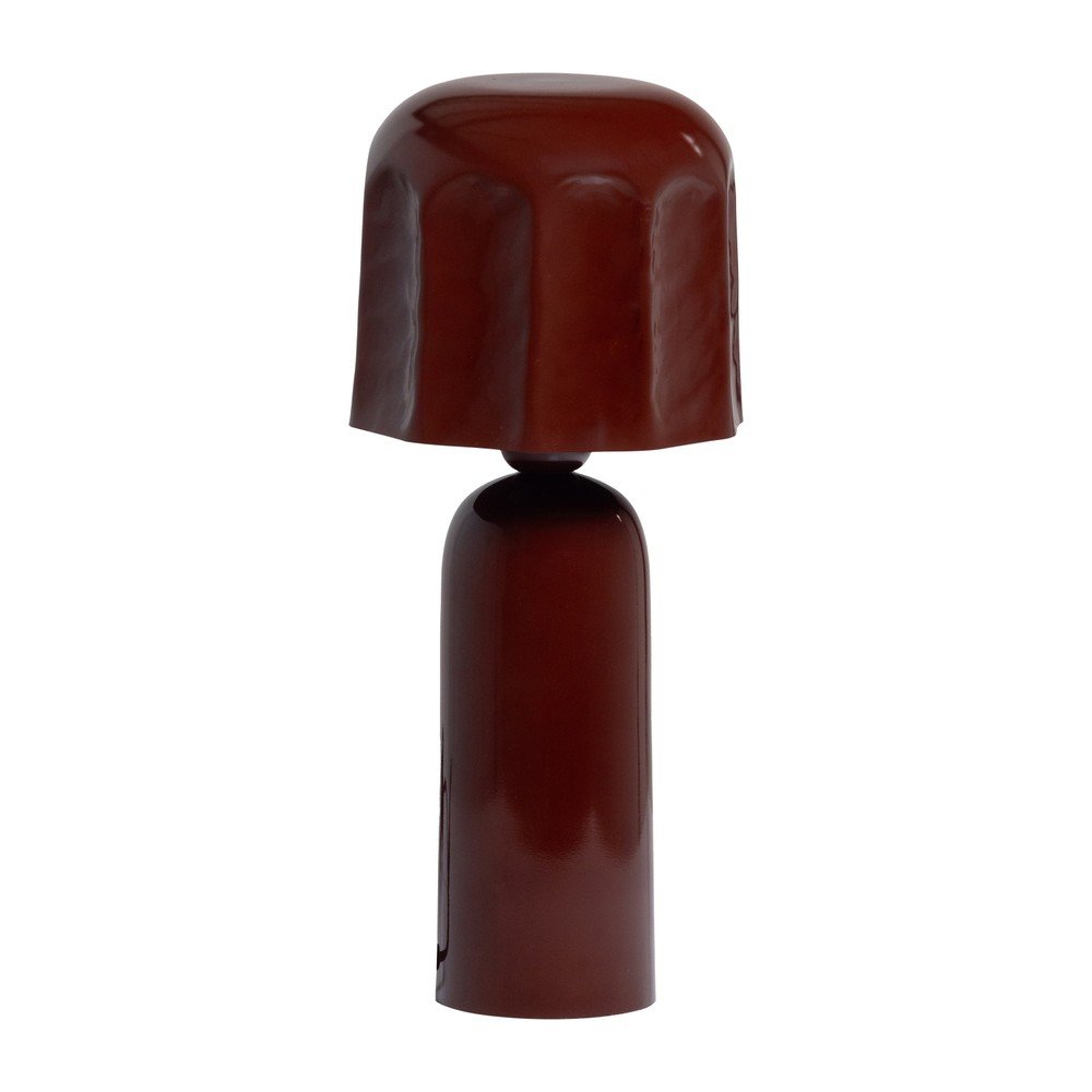 Barna fém asztali lámpa (magasság 39 cm) Lumira – WOOOD