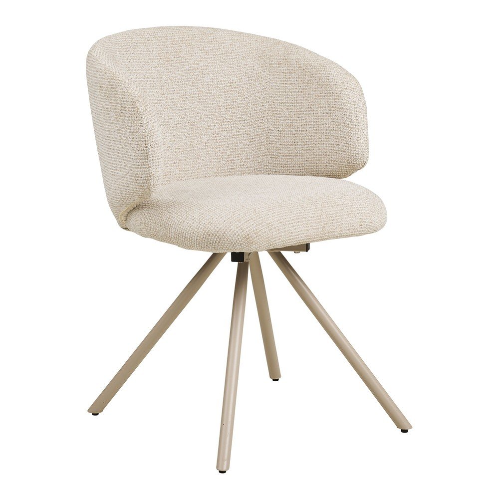 Bézs kárpitozott étkezőszék Fulham – House Nordic