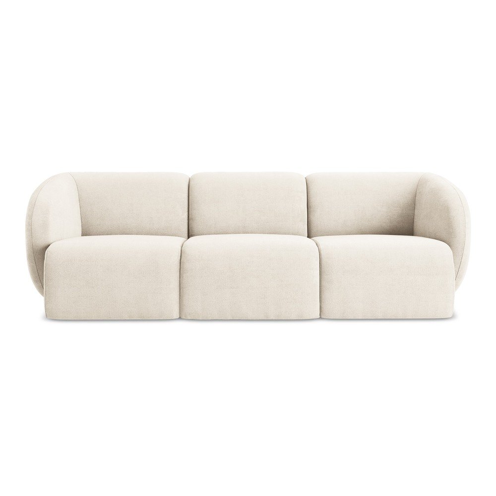 Bézs zsenília kanapé 244 cm Lani – Makamii