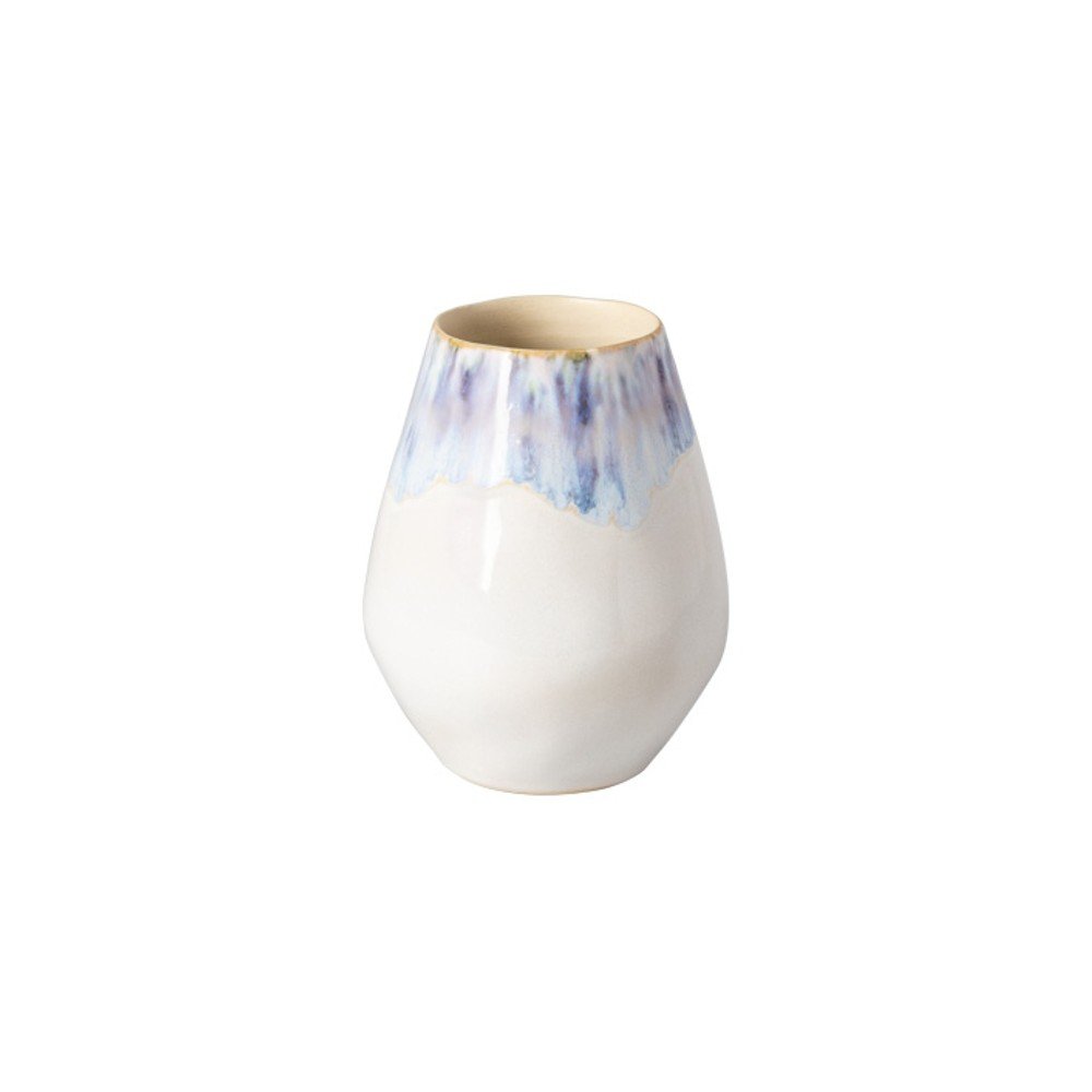 Brisa kék agyagkerámia váza