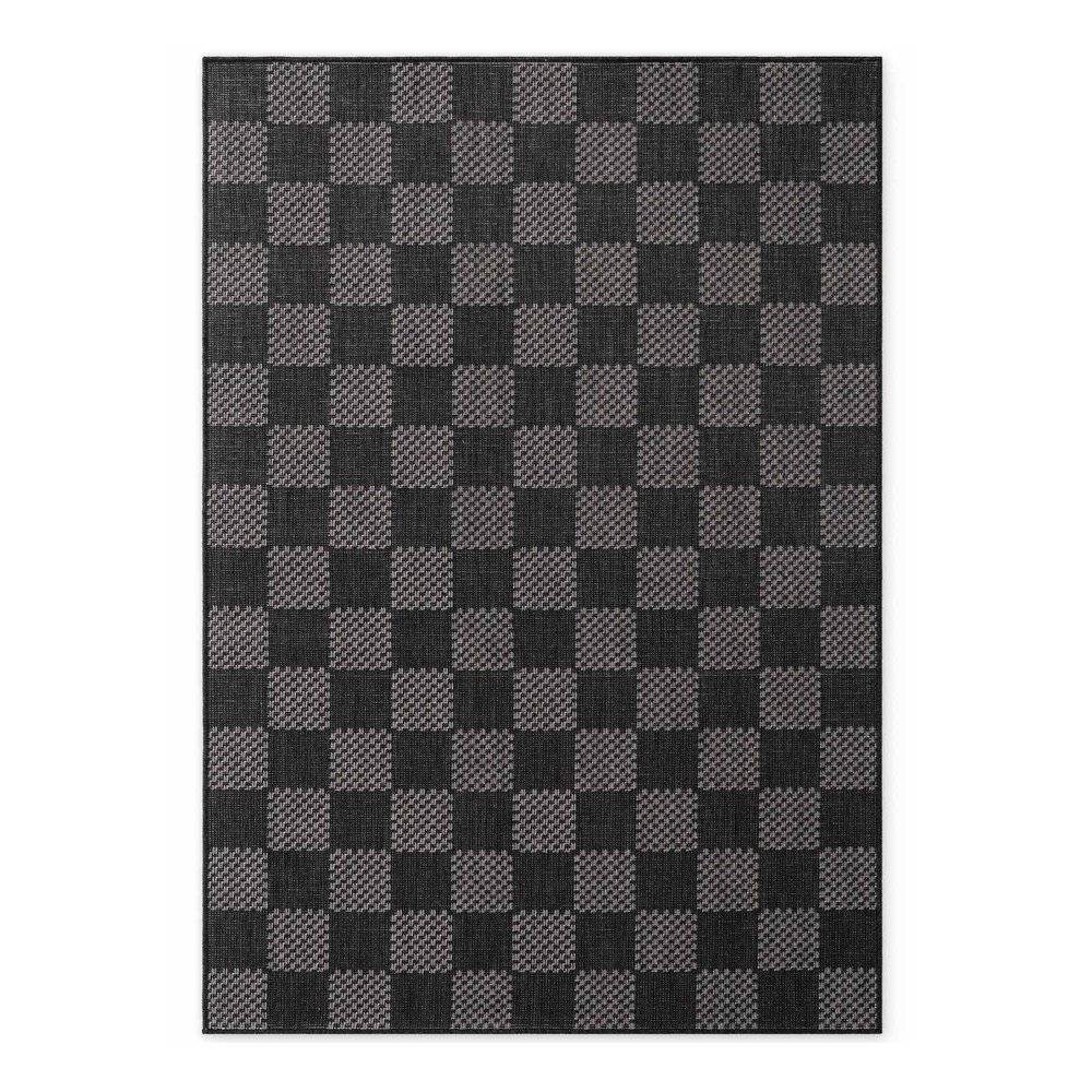 Fekete-krémszínű kültéri-beltéri szőnyeg 160x230 cm Haringey Dorothy – Ted Baker