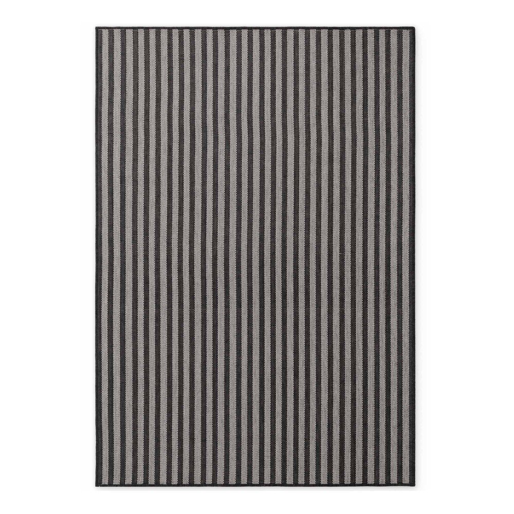 Fekete-krémszínű kültéri-beltéri szőnyeg 160x230 cm Haringey Linley – Ted Baker