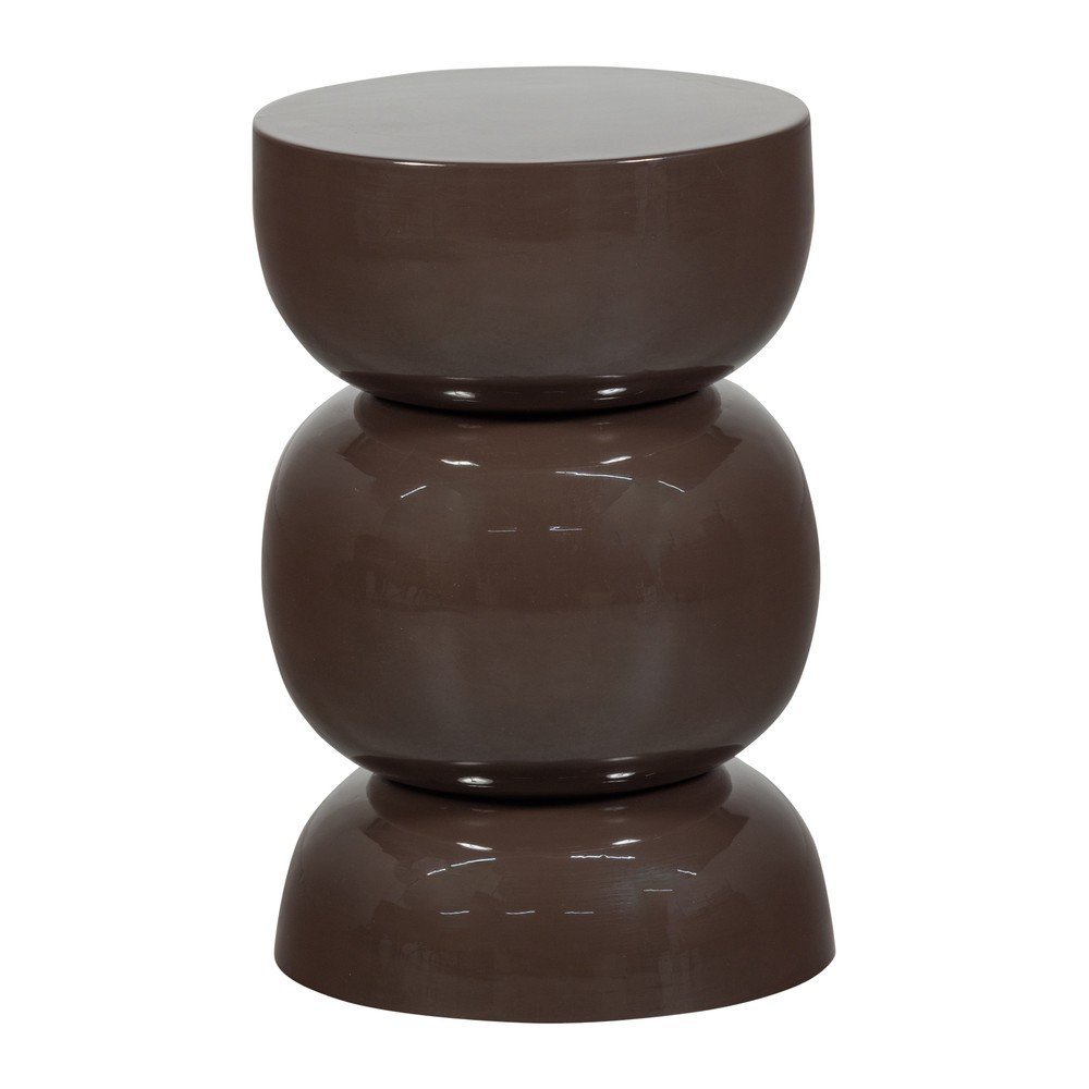 Fém kerek tárolóasztal ø 30 cm Breno – WOOOD