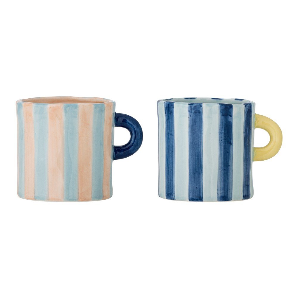 Kék-rózsaszín kerámia bögre szett 2 db-os 250 ml Phoenix – Bloomingville