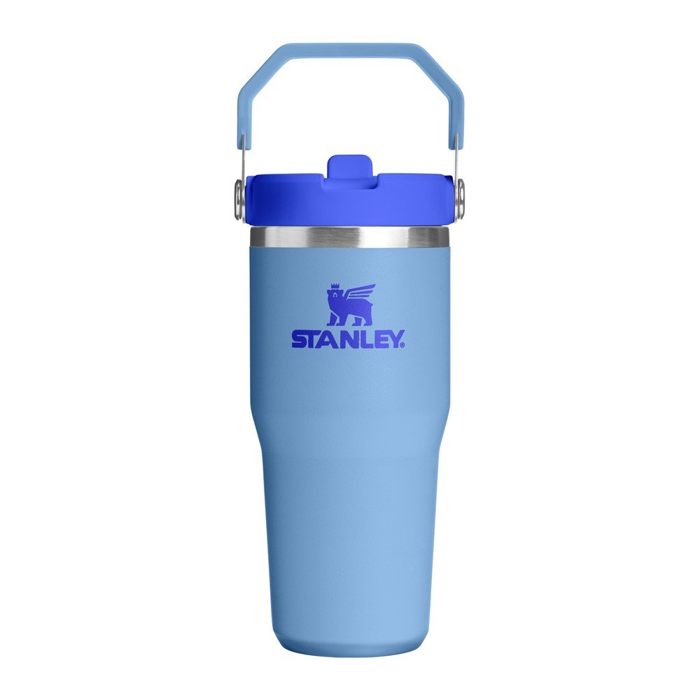 Kék rozsdamentes acél termosz 410 ml IceFlow™ Flip Straw 2.0 Tumbler Blue Sky – Stanley
