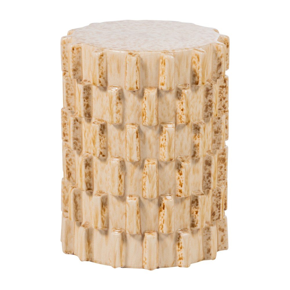 Kerámia kerek tárolóasztal ø 35 cm Axu – WOOOD