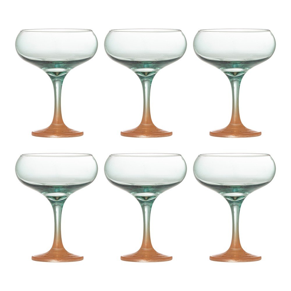 Koktélos pohár szett 6 db-os 270 ml Signe – Bloomingville