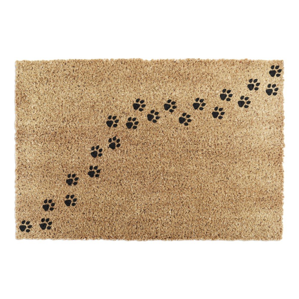 Kókuszrost lábtörlő 40x60 cm Paw Prints – Artsy Doormats