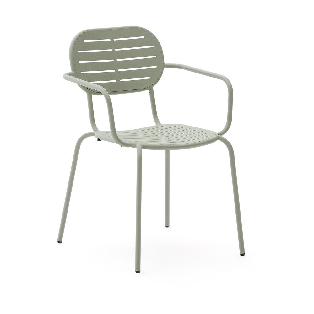 Mentazöld fém kerti szék Brai – Kave Home