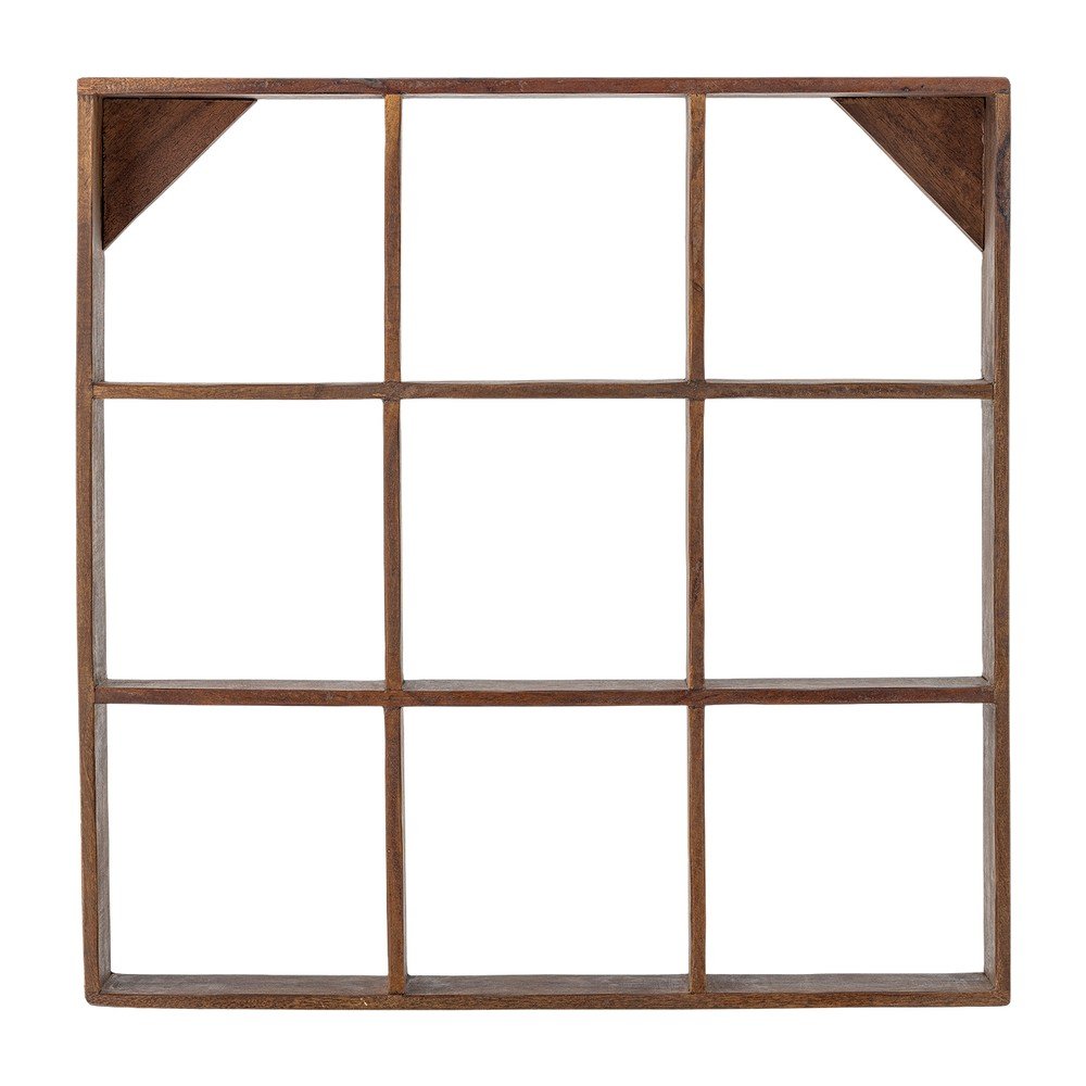 Natúr színű többszintes újrahasznosított fa fali polc 53 cm Tilo – Bloomingville