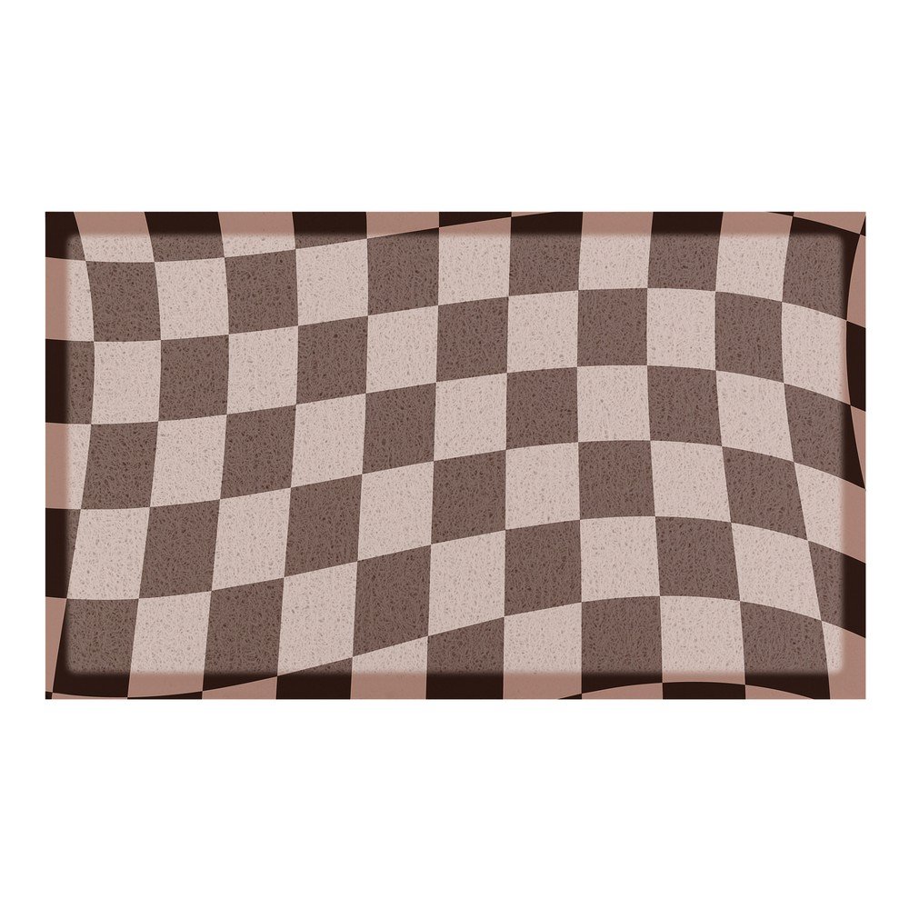 PVC lábtörlő 40x70 cm Checkerboard – Artsy Doormats
