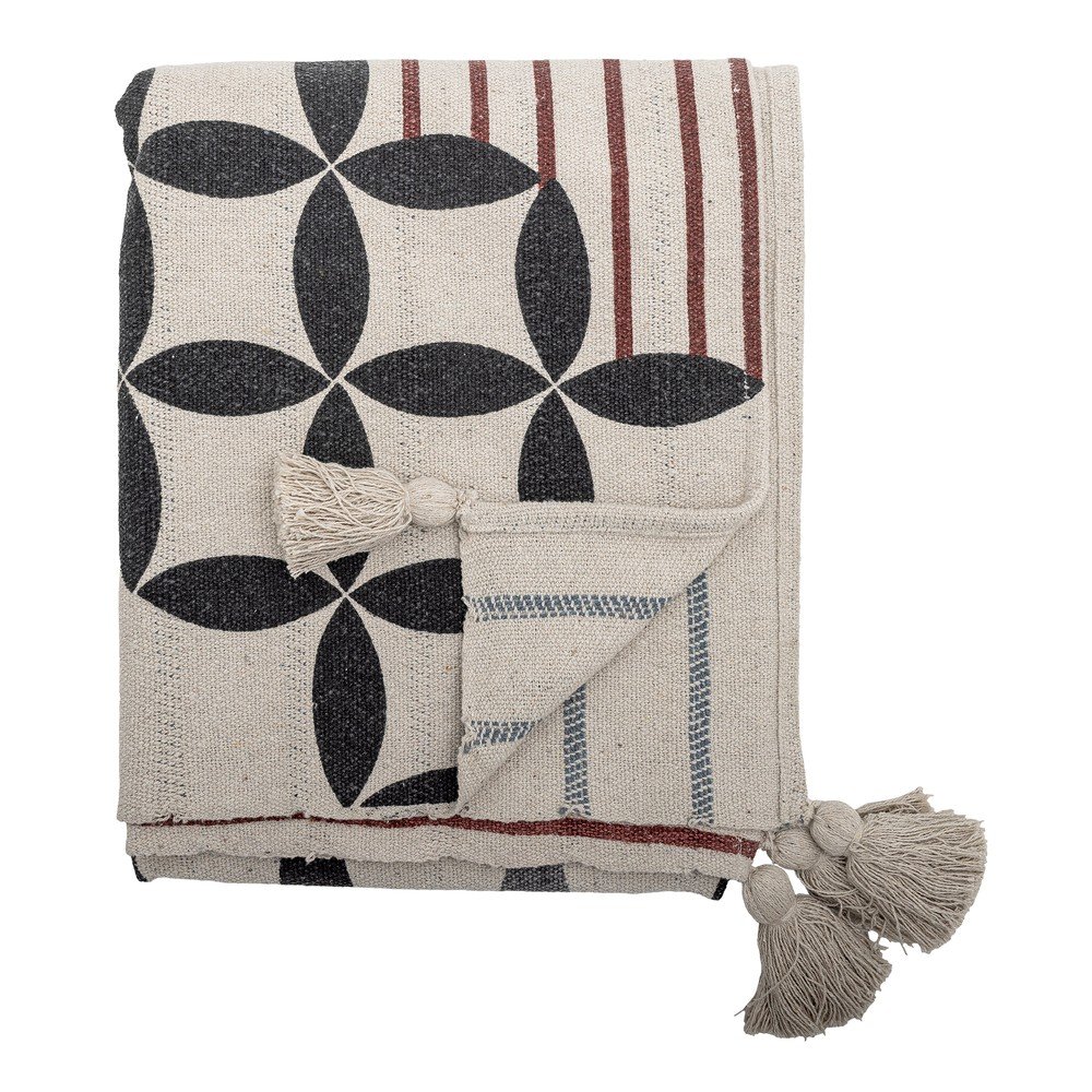 Pamutkeverék takaró 130x155 cm Forma – Bloomingville