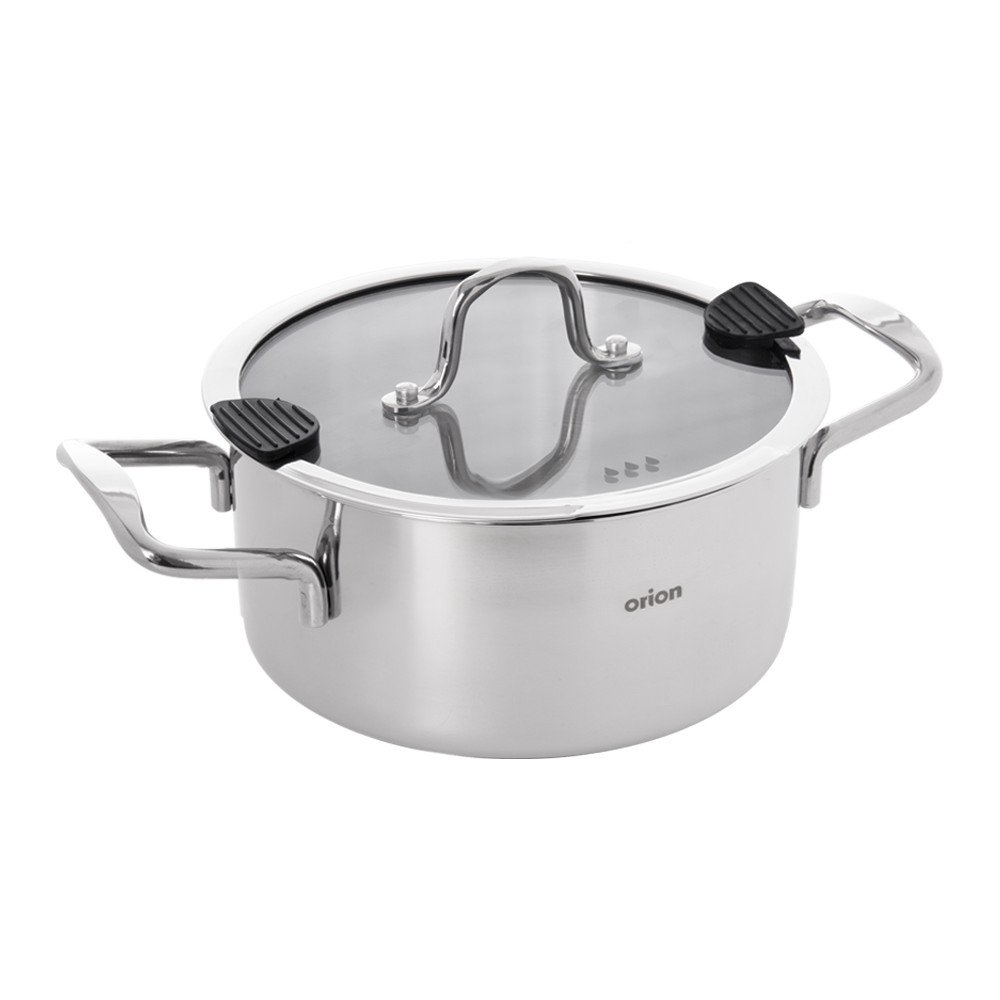 Rozsdamentes acél lábas fedővel 3 l Venice – Orion