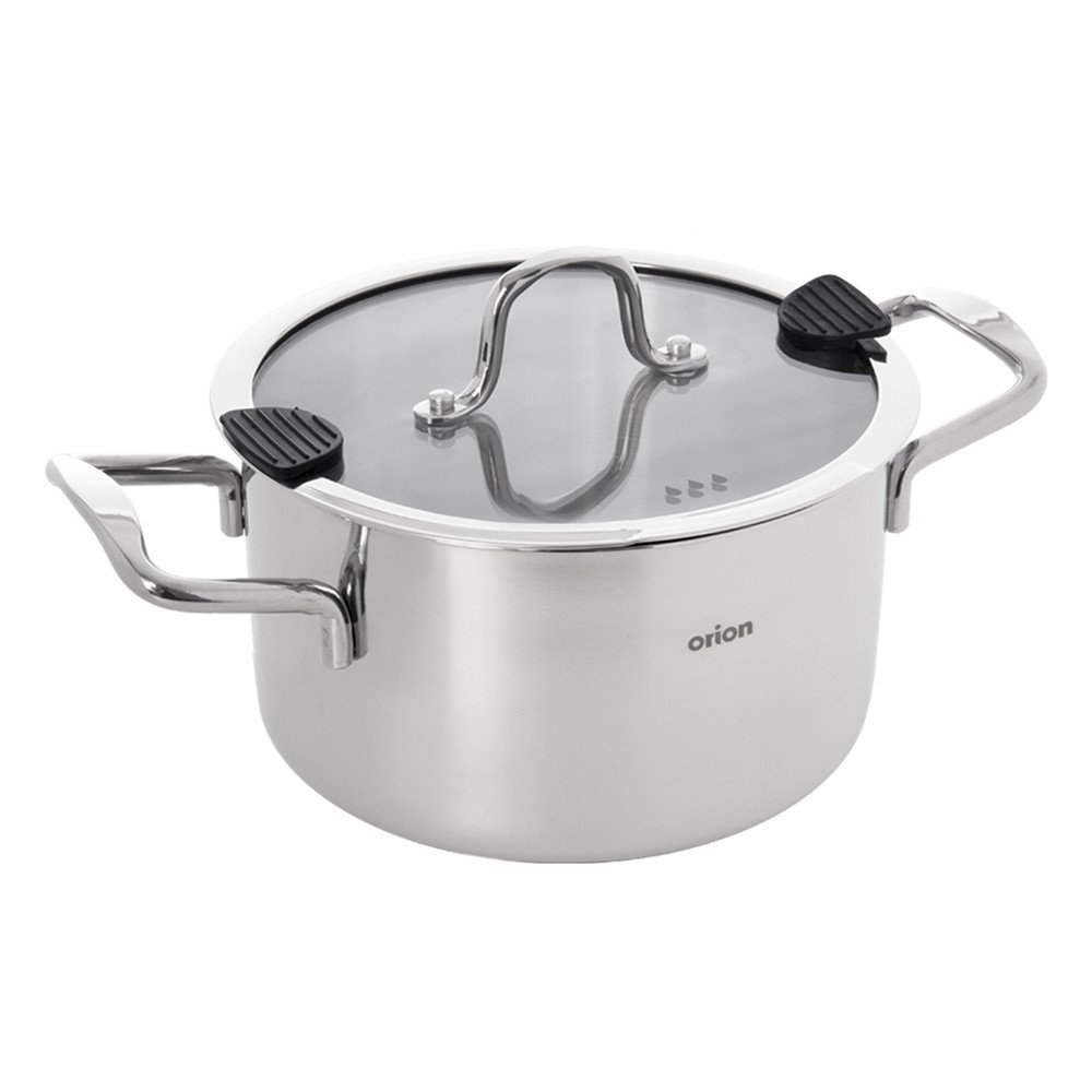 Rozsdamentes acél lábas fedővel 4