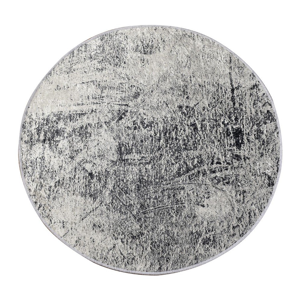 Szürke fürdőszobai kilépő ø 100 cm Evidence – Foutastic