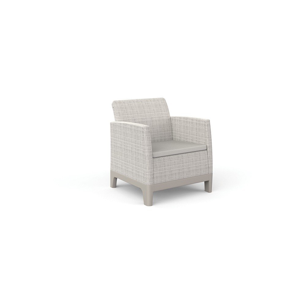 Szürkésbézs műanyag kerti fotel szett 2 db-os Scandi Forma – Keter