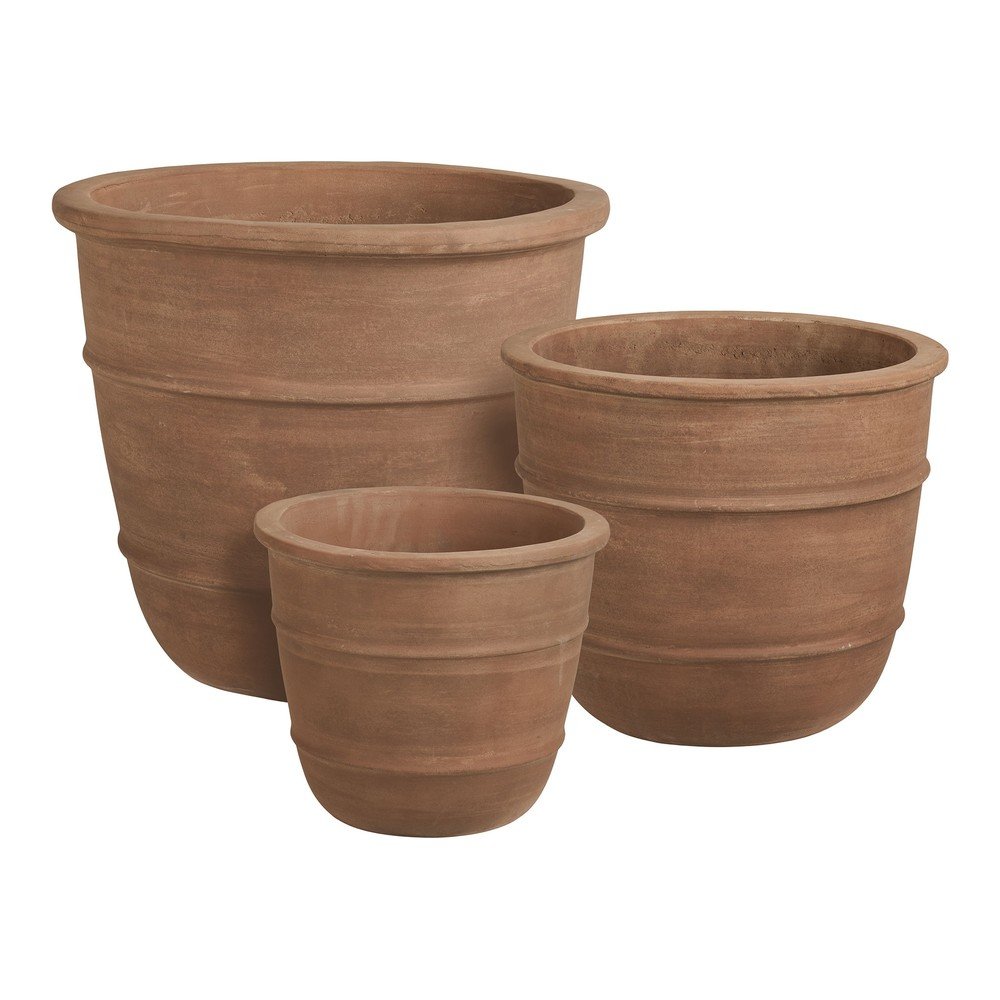 Terrakotta virágcserép készlet 3 db-os ø 48 cm Kragholm – House Nordic