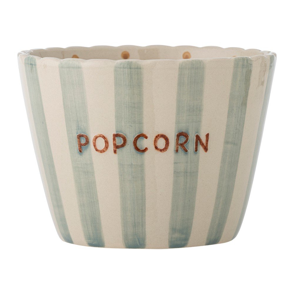 Világoszöld-krémszínű kerámia szervírozó tálka 1