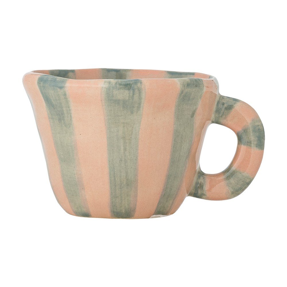 Világoszöld-világos rózsaszín kerámia eszpresszó csésze 110 ml Nini – Bloomingville