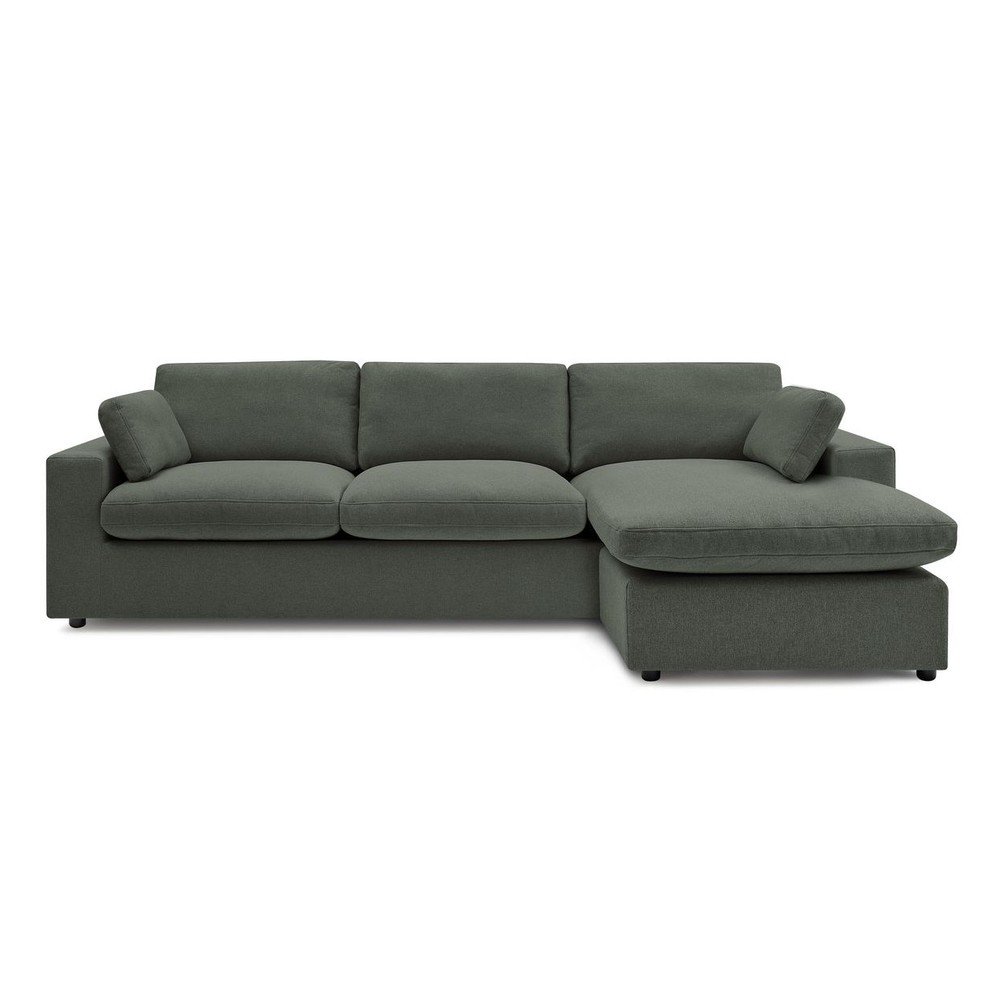 Zöld sarokkanapé Belair – Bobochic Paris