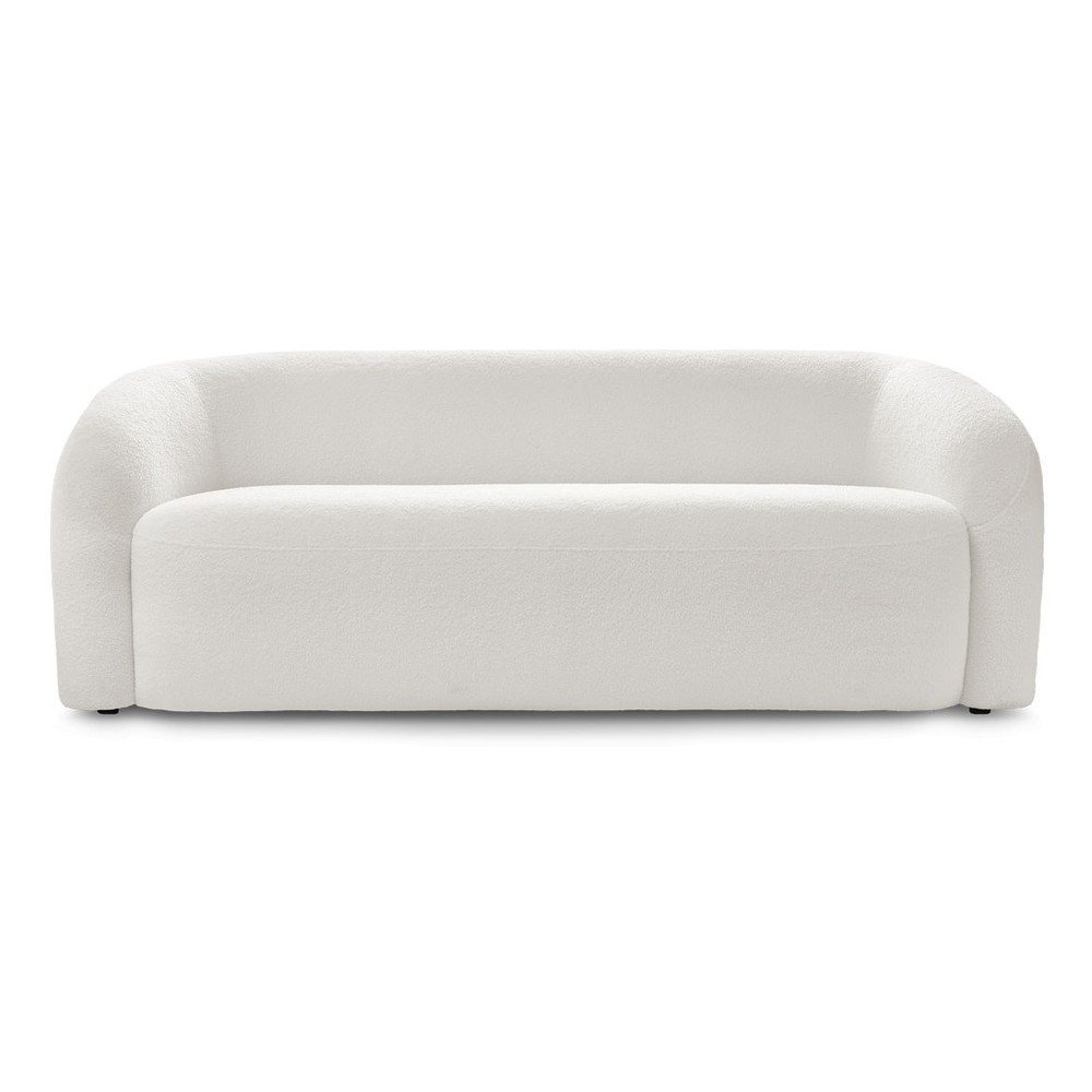 Fehér buklé kanapé 193 cm Elina – Bobochic Paris