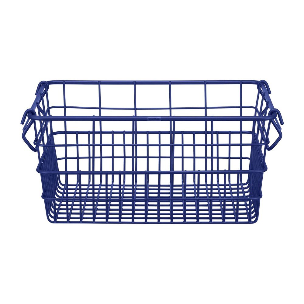 Fémhuzalos fém tárolókosár 29x21x14 cm Kago S – Blomus