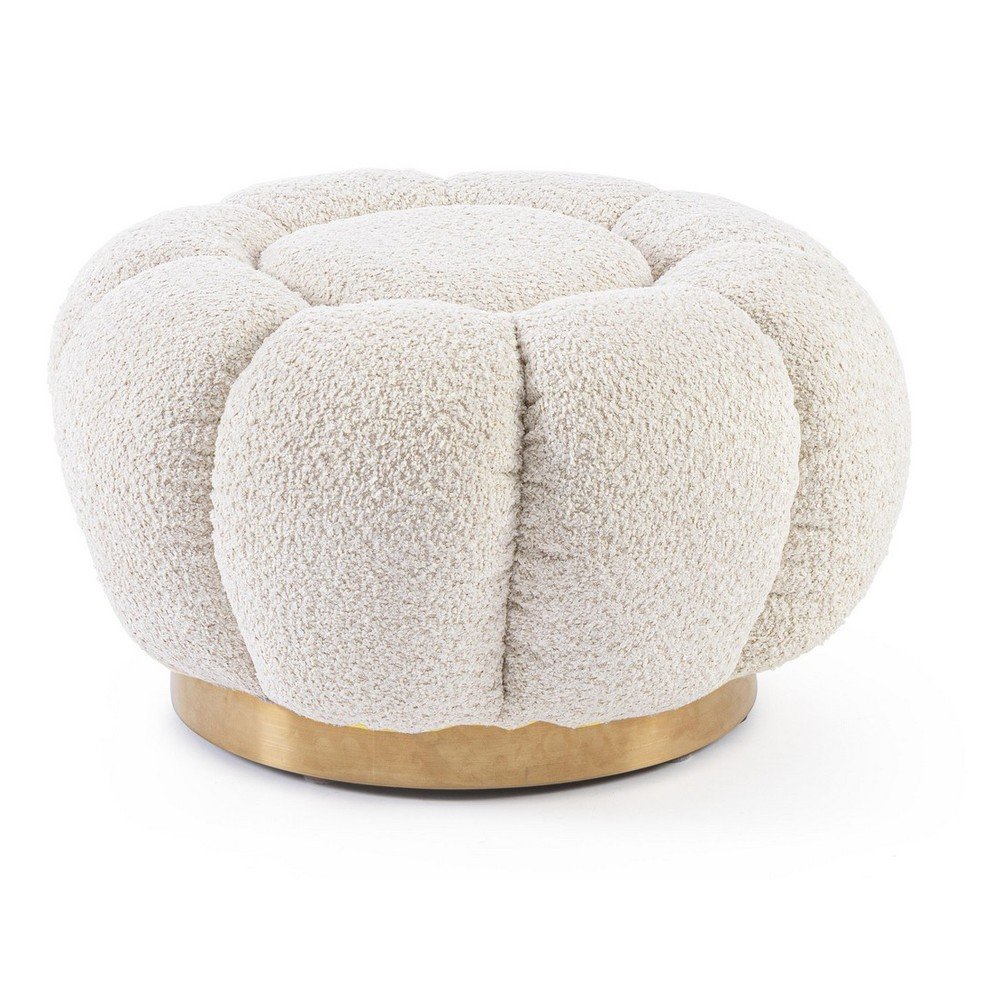 Krémszínű buklé lábtartó Florel – Bizzotto