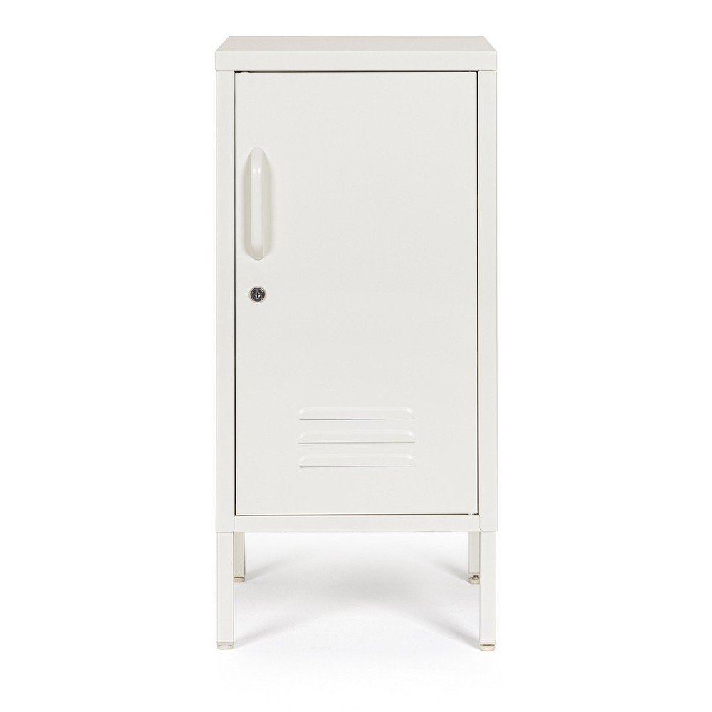 Krémszínű fém zárható szekrény 35x76x40 cm Cambridge – Yes Everyday