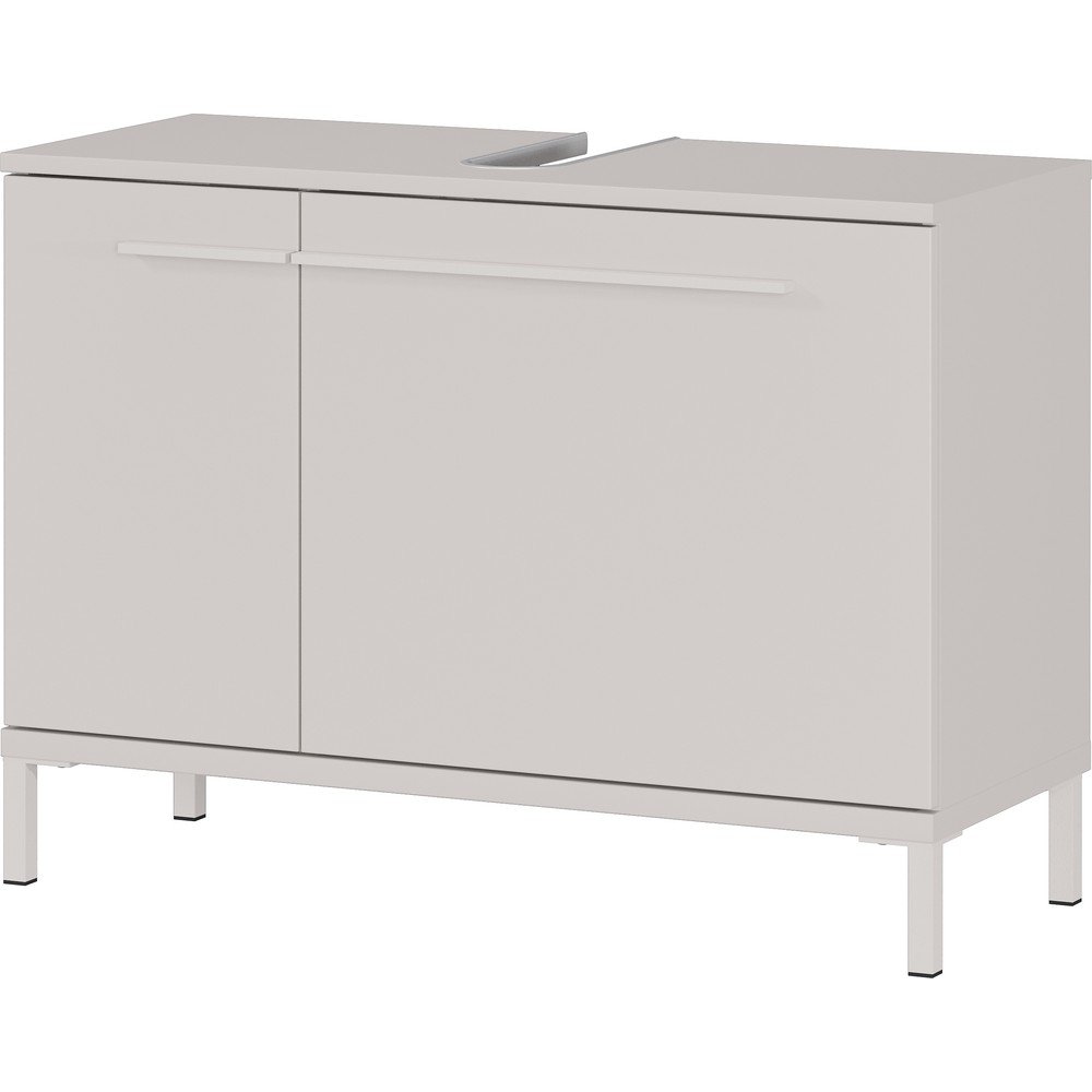 Krémszínű matt mosdó alatti szekrény 80x59 cm Laurino – Germania