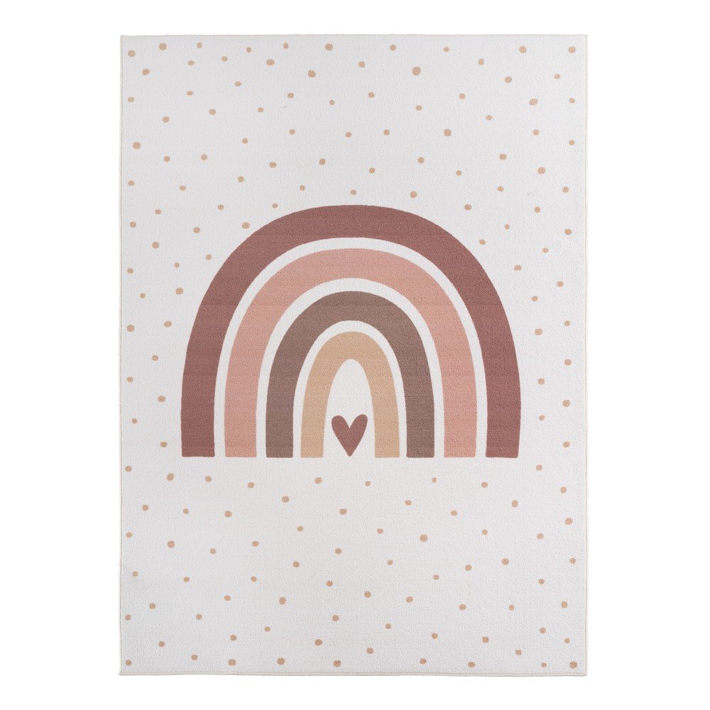 Krémszínű mosható gyerek szőnyeg 140x200 cm Coco 1132 – Ayyildiz Carpets