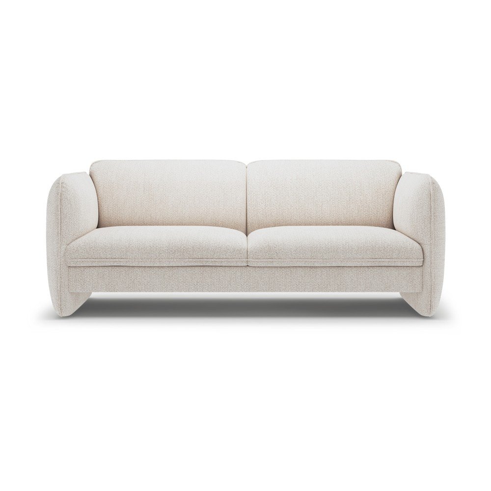Krémszínű zsenília kanapé 204 cm Georgia – Micadoni